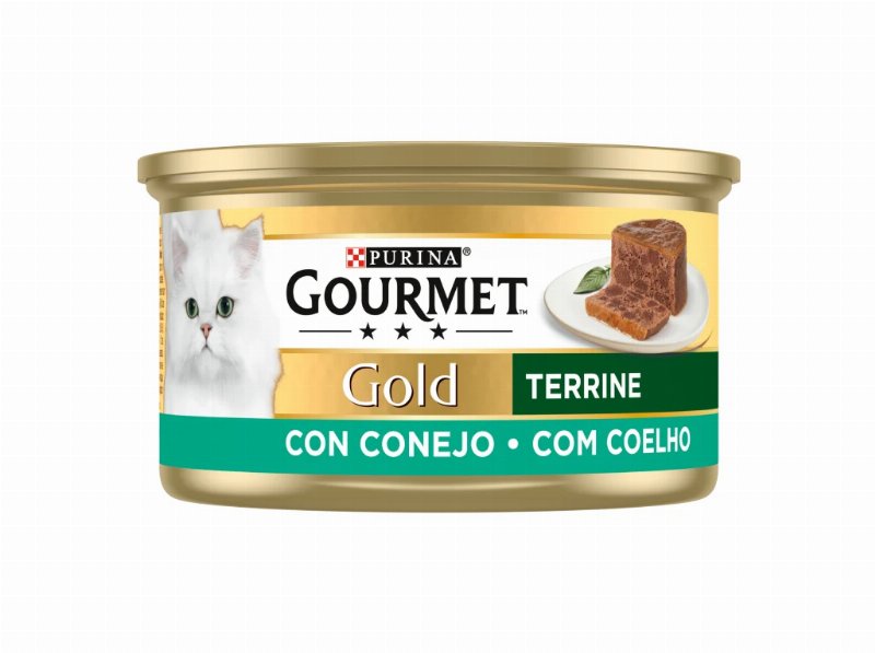 Comida Húmida Para Gato Gourmet Gold Com Coelho 85 g