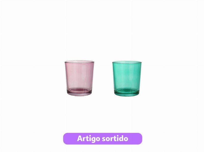 Copos Vidro Actuel 25 cl Cores Sortidas