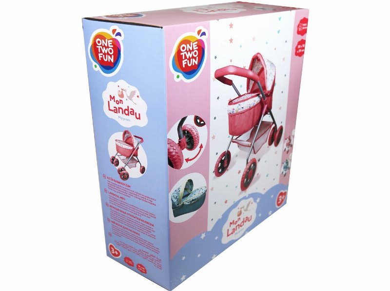 Carrinho Bebé One Two Fun Cores Sortidas