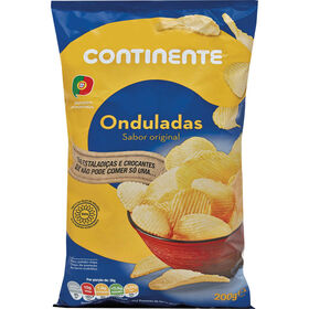 Batata Frita Ondulada Continente 200 gr