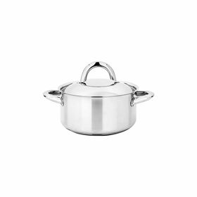 Caçarola Aço Inoxidável 16Cm Cabo À Portuguesa Kasa