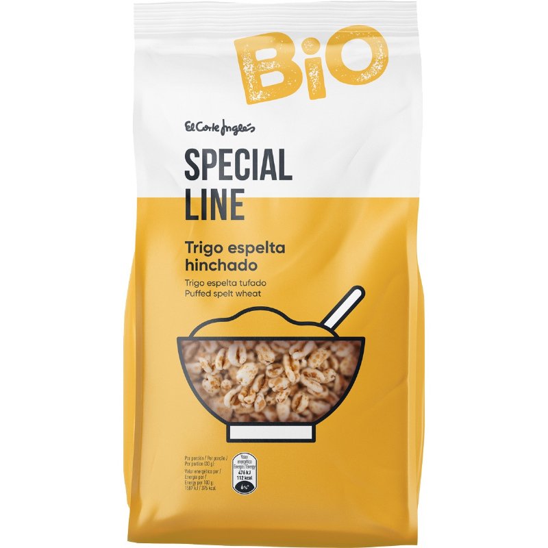 Trigo Espelta Tufado Biológico 125 g