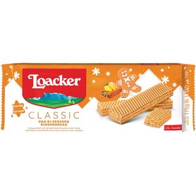 Bolachas Wafers Com Recheio De Gengibre Loacker 175 gr