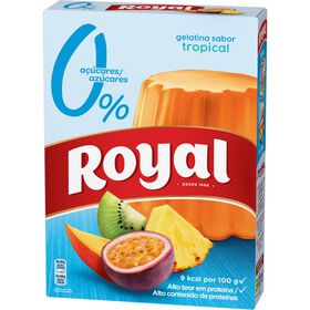 Gelatina Em Pó De Frutos Tropicais Royal 31 gr