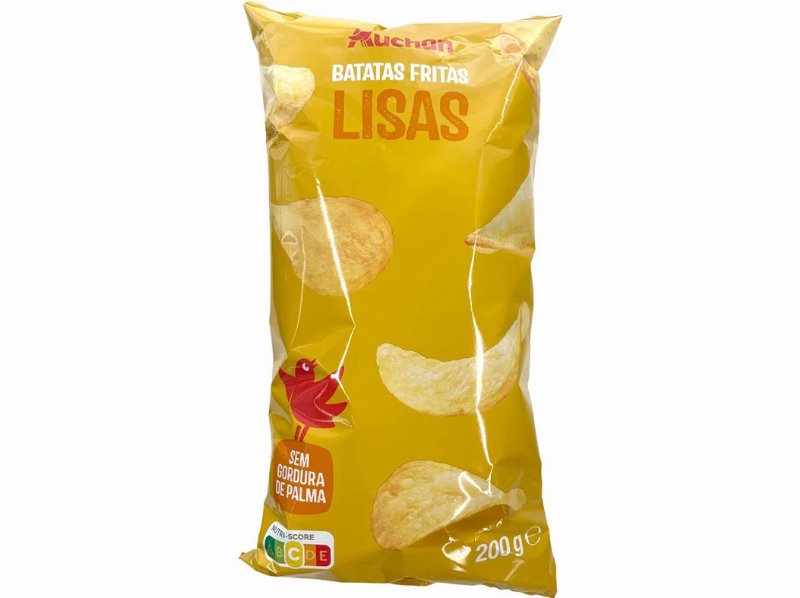 Batatas Auchan Fritas Lisas Girassol 200 g