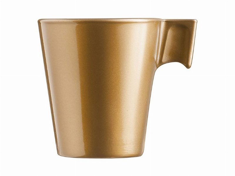 Chávena De Café Flashy Luminarc Dourado 8 cl