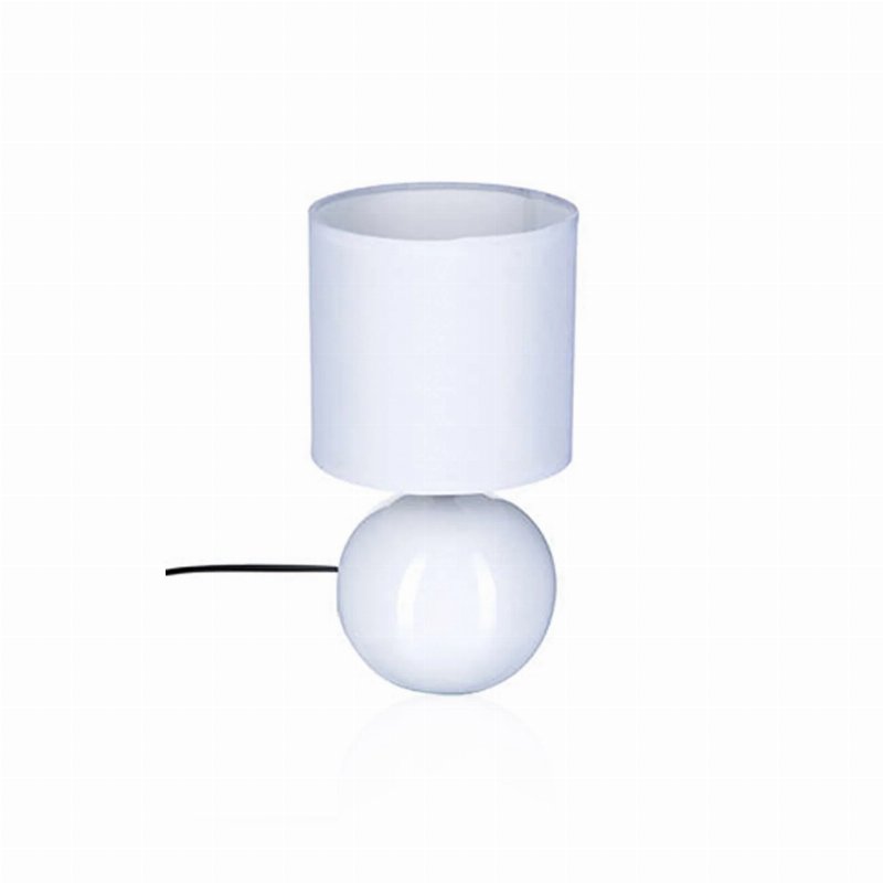 Hkh Candeeiro De Mesa Em Cerâmica Branco