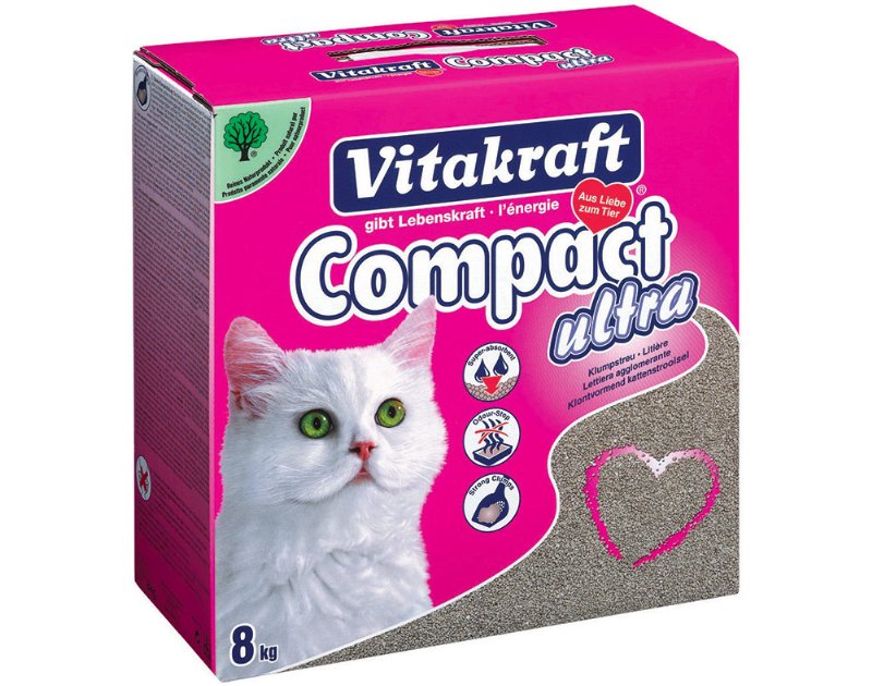 Absorvente Para Gatos Vitakraft Ultra Aglomerante 8 kg