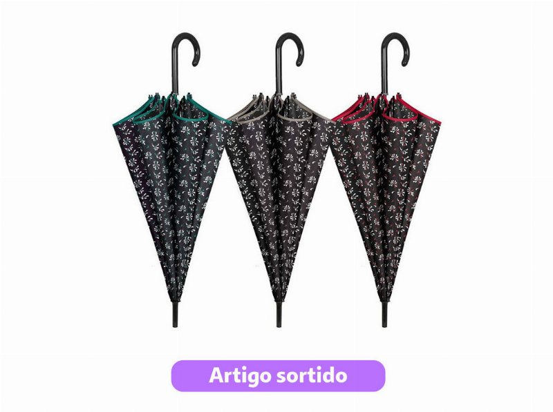 Guarda-Chuva Senhora Longo Perletti Automático Cores Sortidas