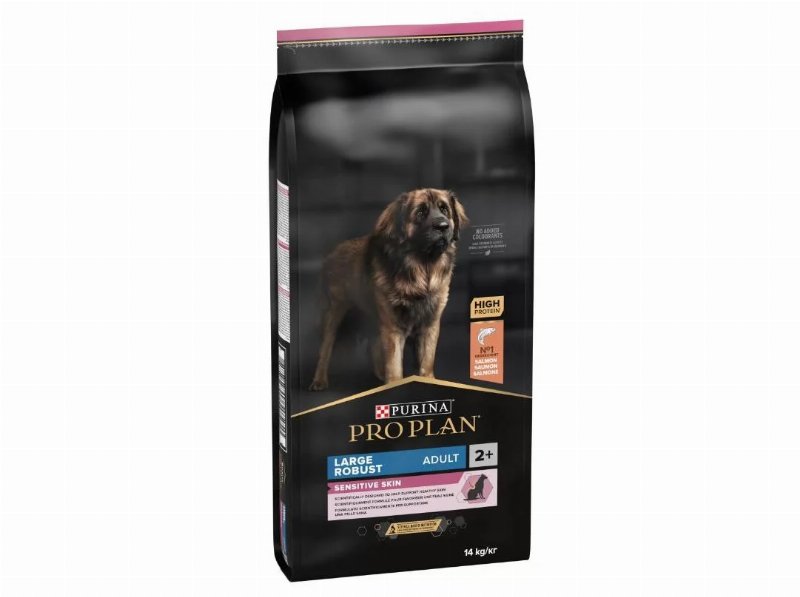 Ração Para Cão Large Robust Pro Plan Pele Sensível Salmão 14 kg