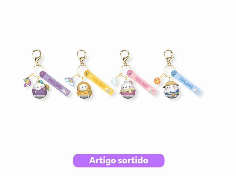 Porta-Chaves Molang Animal Costume Series Modelos Sortidos
