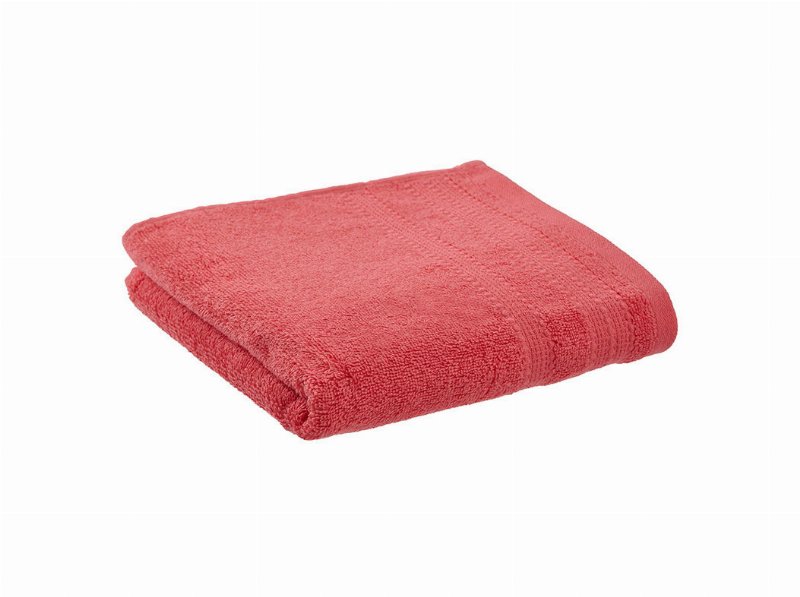Toalha Mãos Com Barra Actuel Coral 450 g 50X90Cm