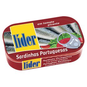 Sardinha Em Tomate Picante Lider 120 gr (Peso Escorrido 78 gr)
