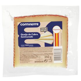 Queijo De Cabra Semicurado Continente 250 gr