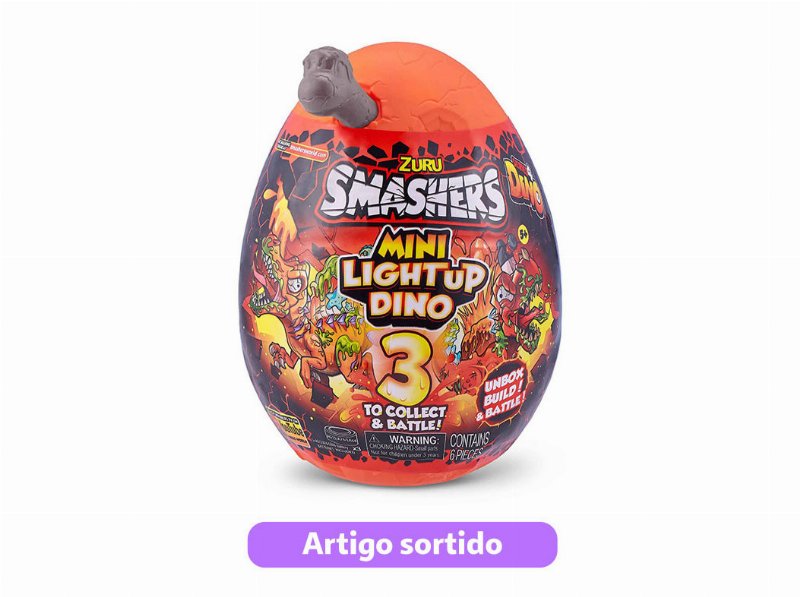 Ovos Surpresa Pequenos Smashers Com Luz Modelos Sortidos