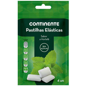 Pastilhas Elásticas De Spearmint Continente 88 gr (4 Un)