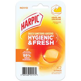 Discos Sanitários Adesivos Recargas Citrus Harpic 2 Un
