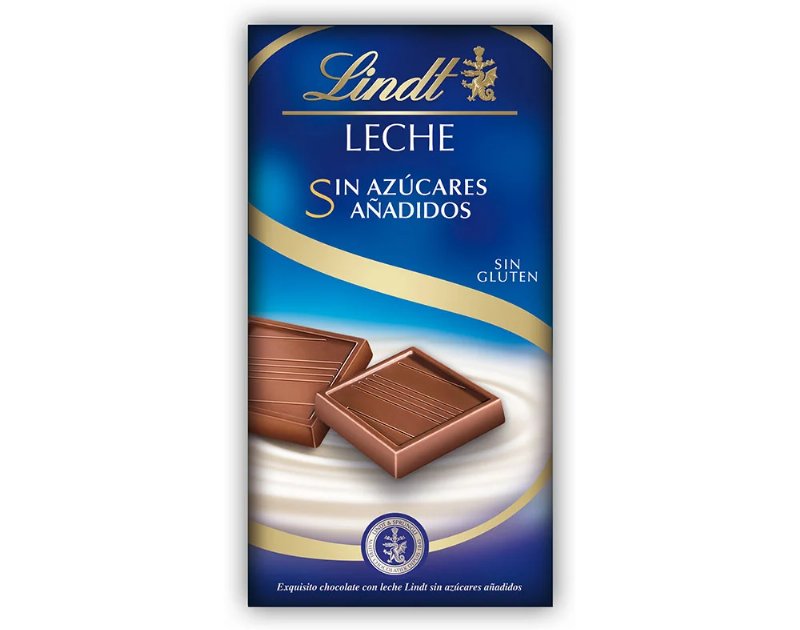 Chocolate Lindt Leite Sem Açúcar E Sem Glúten 100 g