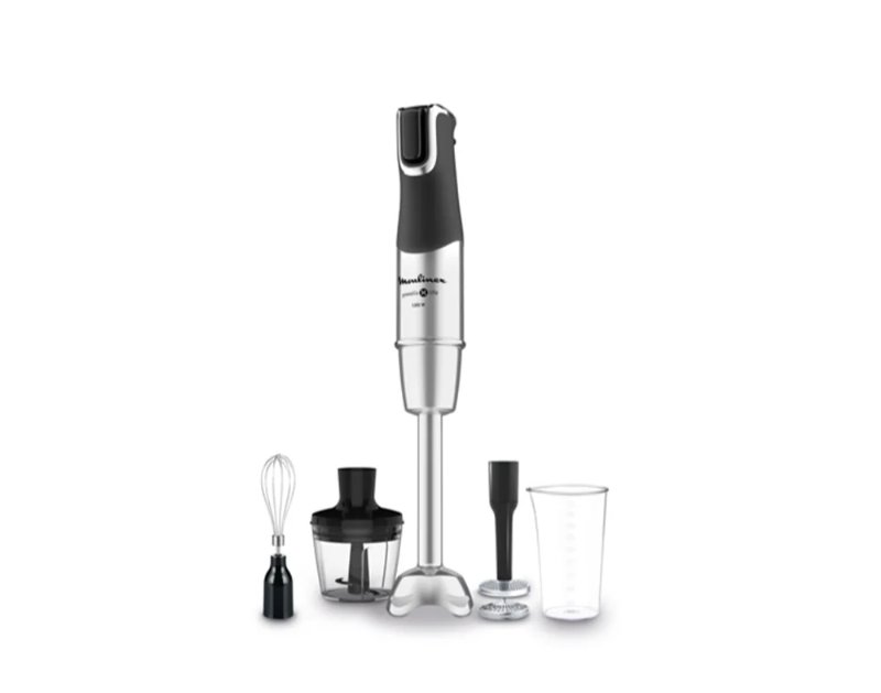 Varinha Mágica Com Acessórios Moulinex Quickchef 5 Em 1 Dd95Hd10 (1200 W - Inox)