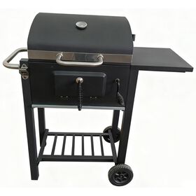 Barbecue Carvão 2 Grelhas 93X43X95Cm Preto Texas Bbq Collection
