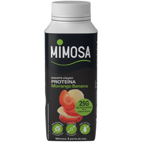 Iogurte Líquido Proteína Morango E Banana Mimosa 250 gr
