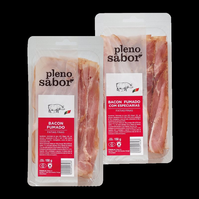Bacon Fumado Em Fatias Finas Sortido