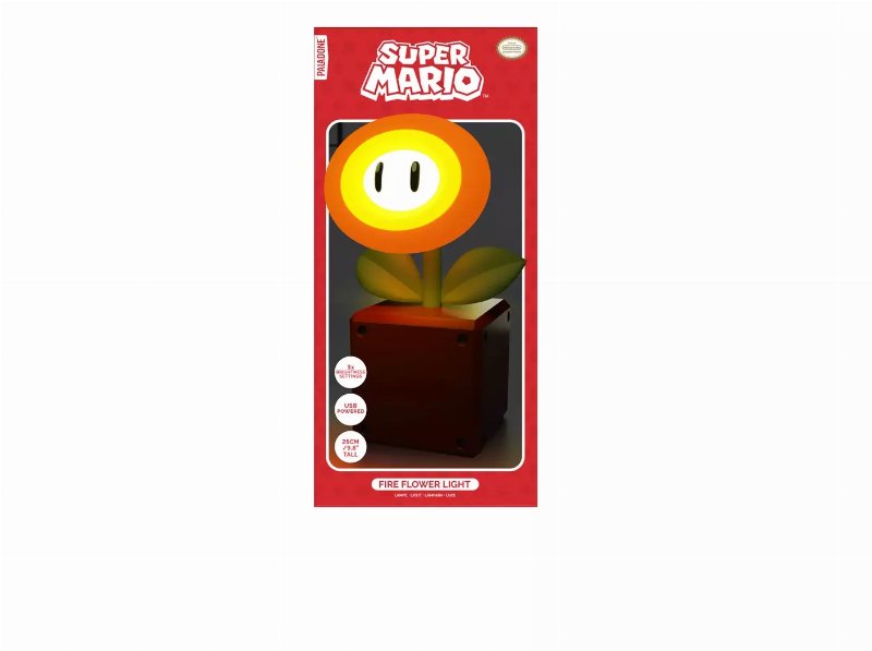 Candeeiro Icon Super Mario Flor De Fogo