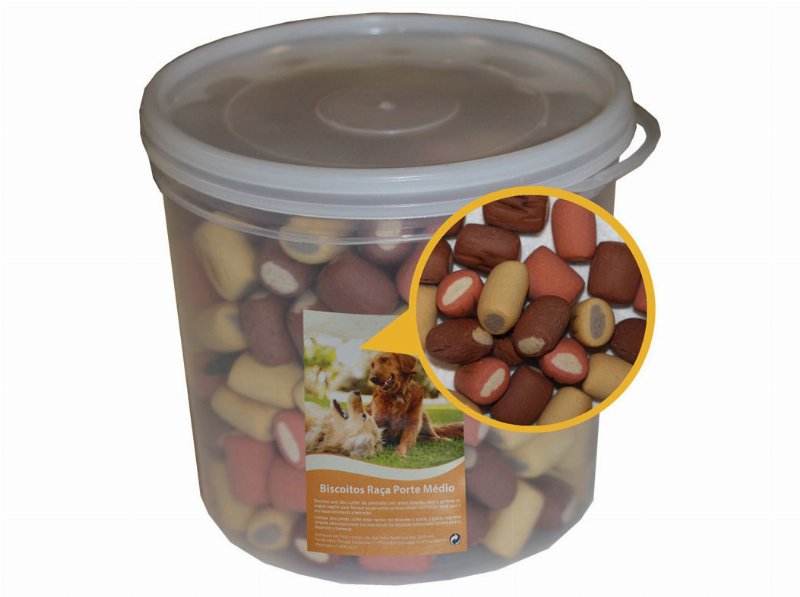 Biscoitos Para Cão Recheados Mini Duo 600 gr