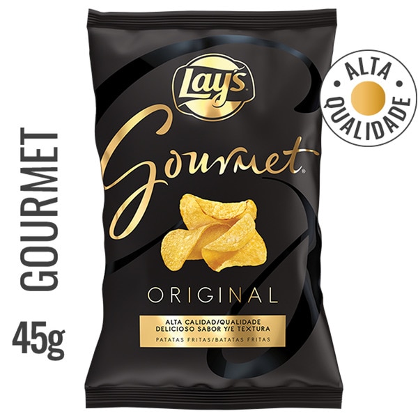 Batatas Fritas Lisas Com Sal Sem Glúten