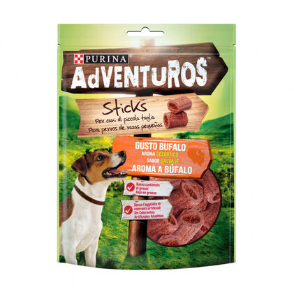 Snack Para Cão Sticks Sabor A Búfalo Purina Adventuros 0.09Kg