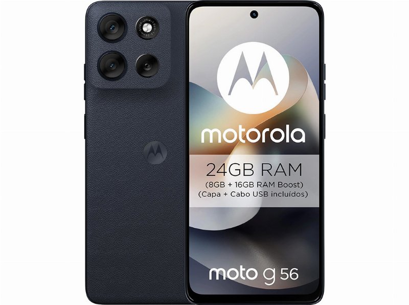 Smartphone Motorola G56 5 g 8Gb 512Gb Preto