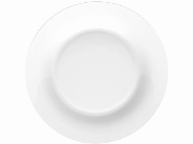 Prato Raso Alice Polegar Branco Opal Ø25 Cm