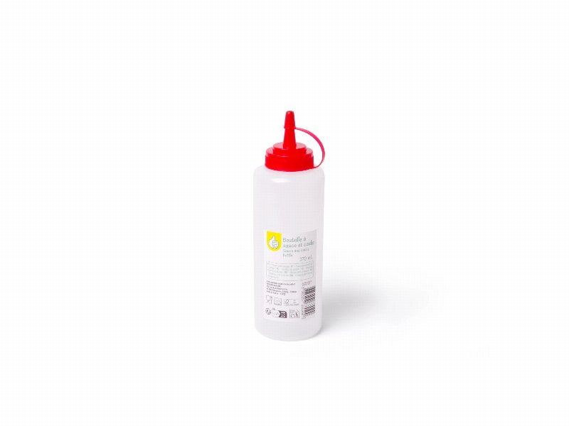 Garrafa Para Molhos Polegar Plástico 370 ml
