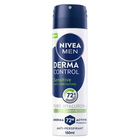 Desodorizante Spray Derma Control Sensitive 72H Nivea Men 150 ml