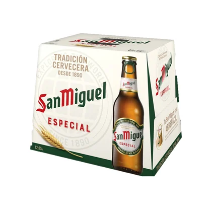 Cerveja Com Álcool Pack 12 San Miguel 3L