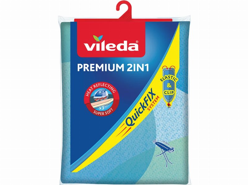 Cobertura Tabua Engomar Premium 2 Em 1 Vileda 130X45Cm