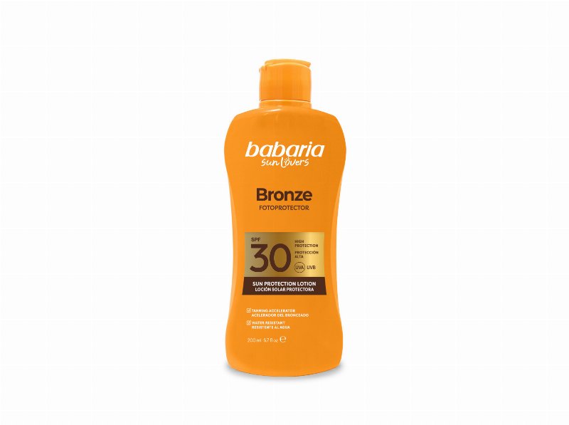 Leite Solar Aloe Babaria Bronze Spf30 200 ml
