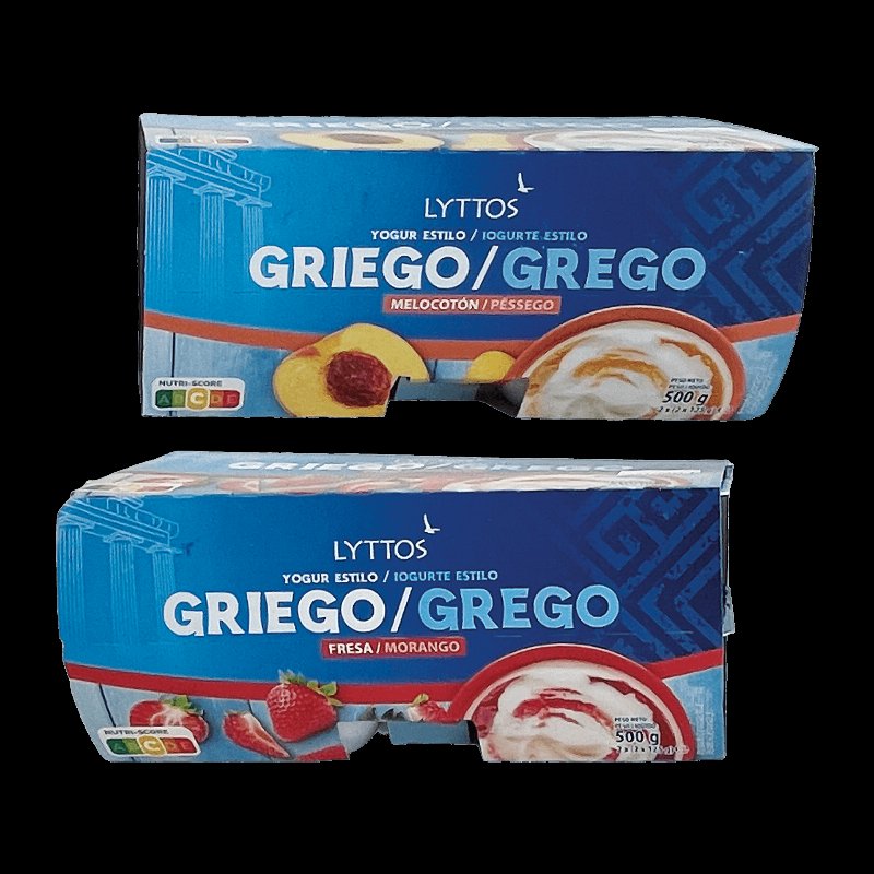 Iogurte Grego Morango/ Pêssego 4 X 125 g