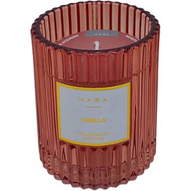 Vela Em Copo Canelado 520 g Terracota Kasa