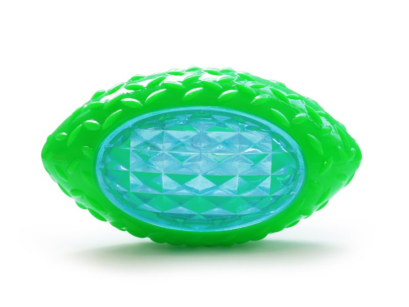 Brinquedo Cão Mimau Bola Rugby C/Led E Som
