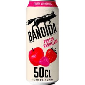 Sidra Em Lata Com Álcool Frutos Vermelhos Bandida