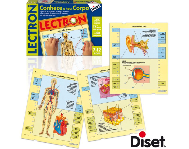 Jogo Lectron Diset Conhece O Teu Corpo