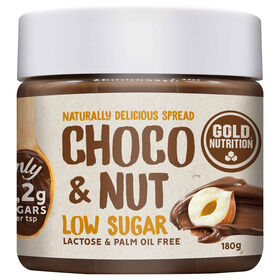 Creme Para Barrar Chocolate E Avelãs Gold Nutrition 180 gr