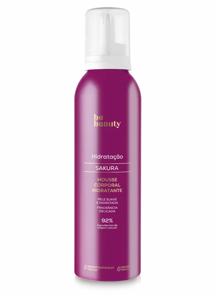Mousse Corporal Hidratante Sakura Be Beauty 0.2L