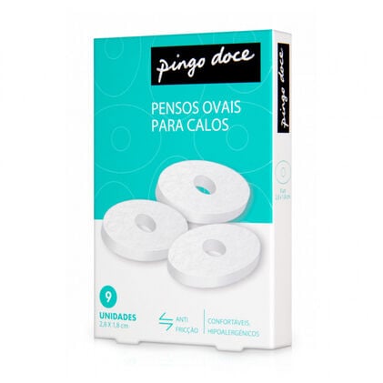 Pensos Rápidos Almofadas Ovais Para Calos Pingo Doce 9Un