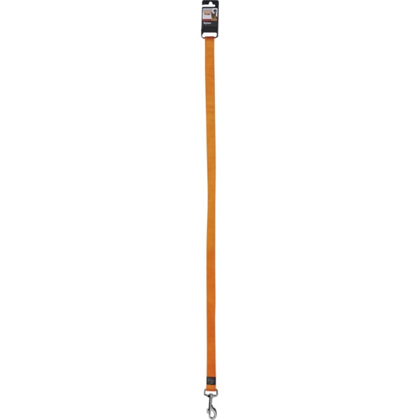 Trela Para Cão Nylon 25 Mm 100 Cm Laranja 1 unidade