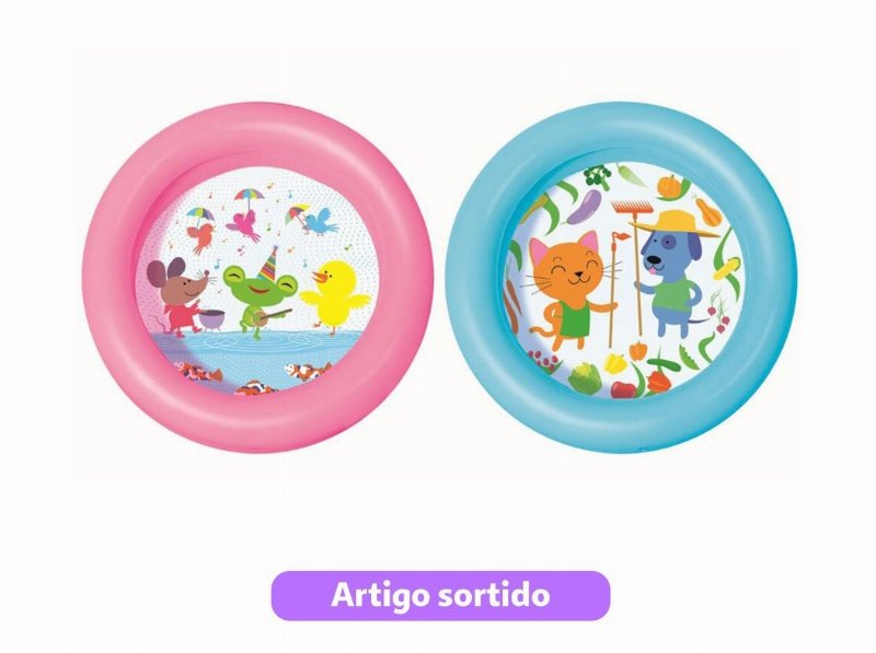 Piscina Insuflável Bestway 2 Aneis 61Cm Cores Sortidas