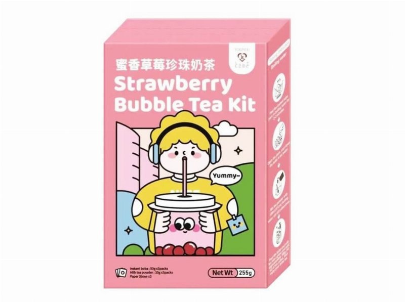 Bubble Tea Kit Tokimeki Morango 255 g