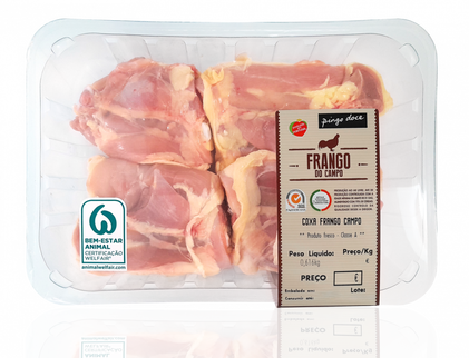 Coxa De Frango Do Campo Embalada Pingo Doce 0.6Kg