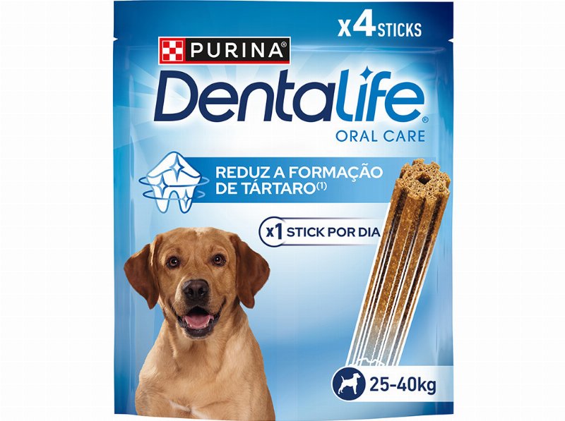 Snack Cão Dentalife Purina Raça Grande 142 gr 4Un